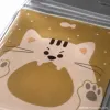 Beige cat-patterned PVC self-sealing bag packaging opp bag Application Scenario